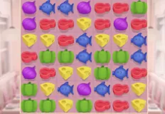 Puzzle Games, Cook and Match Saras Adventure, Games-kids.com