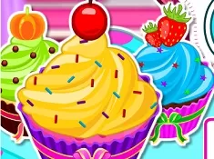 Cooking Games, Cook Delicious Creamy Cupcake, Games-kids.com