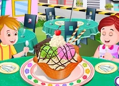 Cooking Games, Cook Ice Cream Sundae, Games-kids.com