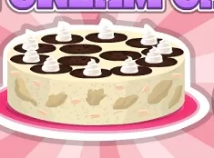 Cooking Games, Cookies and Caramel Ice Cream Cake, Games-kids.com