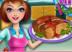 Cooking Games, Cooking Brown Sugar Meatloaf, Games-kids.com