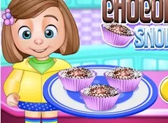 Cooking Games, Cooking Chocolate Snowballs, Games-kids.com