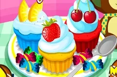 Cooking Games, Cooking Colorful Cupcakes, Games-kids.com