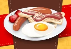 Cooking Games, Cooking Eggs with Bacon, Games-kids.com