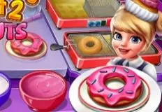 Cooking Games, Cooking Fast 2 Donuts, Games-kids.com