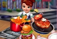 Cooking Games, Cooking Fast Burgers and Hotdogs, Games-kids.com