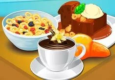 Cooking Games, Cooking Milk Cereals and Pudding, Games-kids.com