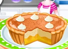 Cooking Games, Cooking Peaches Cream Pie, Games-kids.com