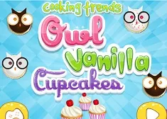 Cooking Games, Cooking Trends Owl Vanilla Cupcakes, Games-kids.com