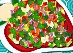 Cooking Games, Cooking Vegetable Salad, Games-kids.com