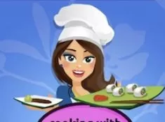 Cooking Games, Cooking with Emma Sushi Rolls Vegan, Games-kids.com