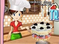 Cooking Games, Cooking with Sara Trifle, Games-kids.com