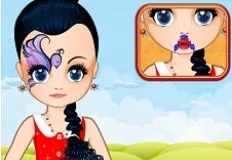 Girl Games, Cool Face Painting , Games-kids.com