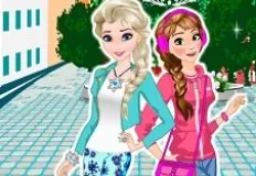 Girl Games, Cool Frozen Sisters , Games-kids.com