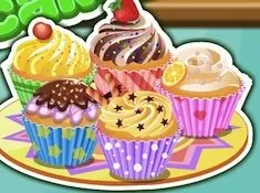 Cooking Games, Creamy Cupcakes, Games-kids.com