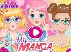 Girl Games, Create your Manga Avatar, Games-kids.com