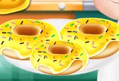 Cooking Games, Crispy and Creamy Doughnuts, Games-kids.com