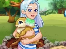 Girl Games, Crystal Adopts a Bunny, Games-kids.com