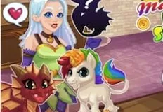 Girl Games, Crystal Magical Pet Shop, Games-kids.com