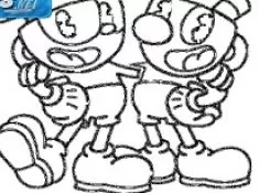 Coloring Games, Cuphead Coloring, Games-kids.com