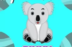 Animal Games, Cute Baby Koala, Games-kids.com