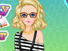 Girl Games, Cute Geeky Girl Makeover, Games-kids.com