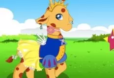 Animal Games, Cute Giraffe Dress Up, Games-kids.com