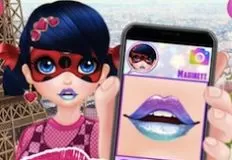 Girl Games, Cute Lip Design for Marinette, Games-kids.com