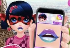 Girl Games, Cute Lips Design for Marinette, Games-kids.com