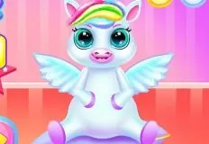 Girl Games, Cute Little Unicorn Caring and Dress Up, Games-kids.com