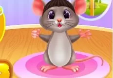 Animal Games, Cute Mouse Caring and Dress Up, Games-kids.com