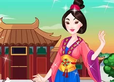 Mulan Games, Cute Mulan Royal Dress Up, Games-kids.com