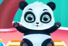 Animal Games, Cute Panda Caring and Dress Up, Games-kids.com