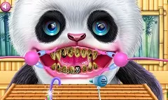 Animal Games, Cute Panda Dentist Care, Games-kids.com