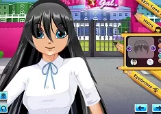 Girl Games, Cute Schoolgirl Makeover, Games-kids.com