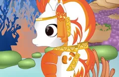 Animal Games, Cute Seahorse, Games-kids.com