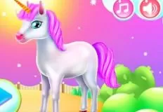 Girl Games, Cute Unicorn Caring and Dress Up, Games-kids.com