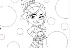 Wreck It Ralph Games, Cute Vanellope Coloring, Games-kids.com