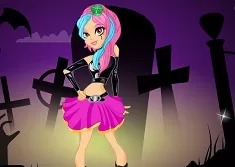 Girl Games, Cyber Gothic Dress Up, Games-kids.com