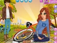 Girl Games, Cycle Accident, Games-kids.com