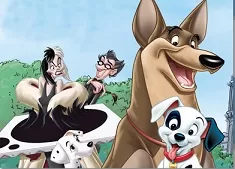 101 Dalmatians Games, Dalmatians and Friends Puzzle, Games-kids.com