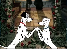 101 Dalmatians Games, Dalmatians Romantic Puzzle, Games-kids.com