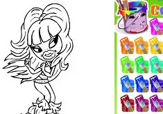 Bratz Games, Dana Coloring, Games-kids.com