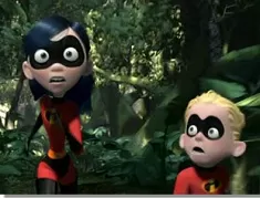 The Incredibles Games, Dash and Violet Action Puzzle, Games-kids.com