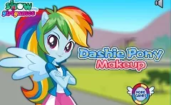 My Little Pony Games, Dashie Pony Makeup, Games-kids.com