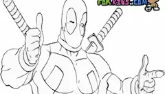 Deadpool Games, Deadpool Coloring, Games-kids.com