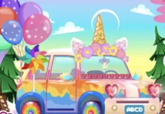 Decoration Games, Decor Rainbow Car, Games-kids.com