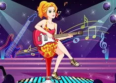 Girl Games, Devoted Guitar Girl, Games-kids.com