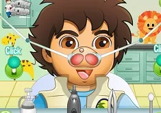 Dora Games, Diego Nose Doctor, Games-kids.com