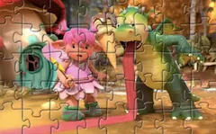 Digby Dragon Games, Digby and Fizzi Puzzle, Games-kids.com